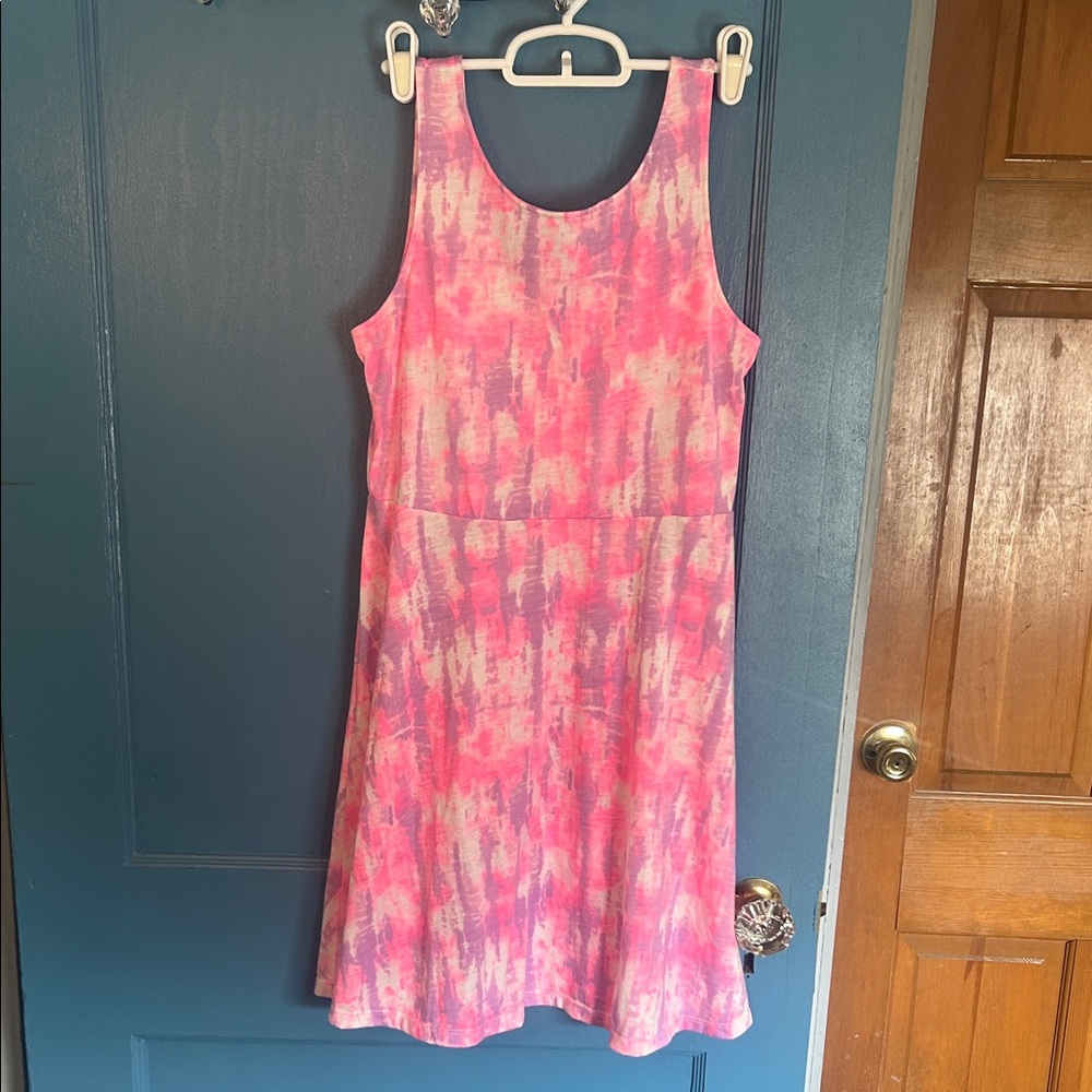 SO Pink and Purple Tie-Dye Top